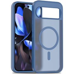 Mobigear Shockproof Google Pixel 10 Pro XL MagSafe Tvrdý plast Zadní kryt - Modrá