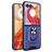 Mobigear Armor Ring Motorola Razr 50 Ultra Hardcase Etui plecki Wstrząsoodporne z pierścieniem - Niebieski