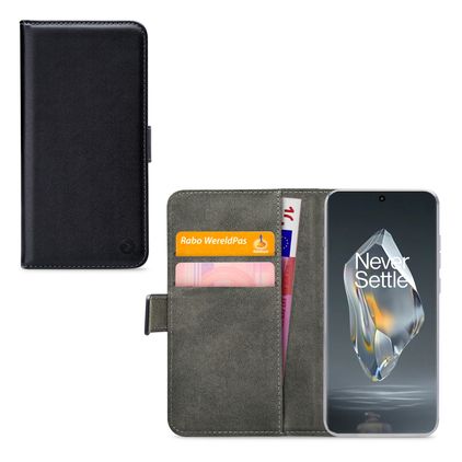Mobilize Classic Gelly Wallet OnePlus 12R Cover a libro portafoglio - Nero