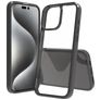Mobigear Crystal iPhone 16 Pro Max Hårdt Bagsidecover - Sort