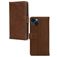 Mobilize Wallet iPhone 13 Mini Vera pelle Cover a libro portafoglio - Marrone