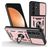 Mobigear Armor Ring Cam Slide Samsung Galaxy S26 FE Hardcase Back cover Antiurto con anello e copriobiettivo scorrevole - Oro rosa