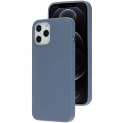 Mobiparts iPhone 12 Pro Max Silicone Capa traseira - Royal Grey