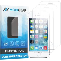 Mobigear iPhone 5 Película de ecrã em plástico - Compatível com capas (Pack de 3)