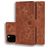 Mobigear Mandala iPhone 11 Funda tipo libro Cartera - Marrón