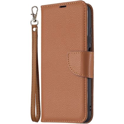 Mobigear Excellent POCO M3 Pro Plånboksfodral med sedelfack - Brun