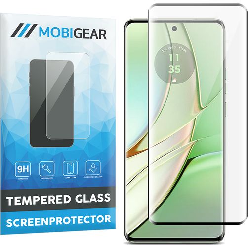 Mobigear Premium Motorola Edge 40 Vidro temperado Película de ecrã - Compatível com capas - Preto