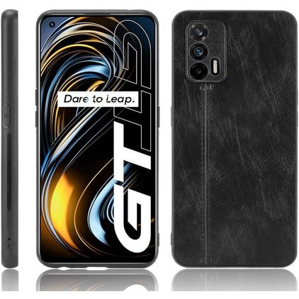 Mobigear Stitch Realme GT Etui plecki - Czarny