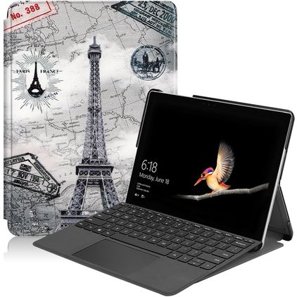 Mobigear Design Microsoft Surface Go 2 Plånboksfodral - Eiffel Tower