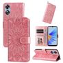 Mobigear Sunflower OPPO A17 Pungetui med Seddelrum - Magenta