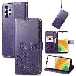 Mobigear Clover Samsung Galaxy A13 4G Plånboksfodral med sedelfack - Lila