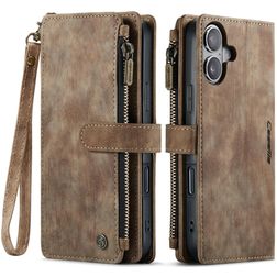 CaseMe C30 iPhone 17 Pungetui med Seddelrum - Brun