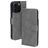 Mobiparts Classic Wallet MagSafe iPhone 16 Pro Wallet case - Granite Grey