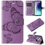 Mobigear Butterfly Xiaomi Redmi 14C Capa livro Carteira - Roxo
