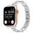 Mobigear Paris Rustfrit stål Apple Watch Urrem Sommerfuglelås - 42/41/40/38 mm - Sølv