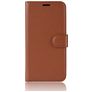 Mobigear Classic Samsung Galaxy A6 Plus (2018) Wallet case - Cognac