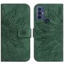 Mobigear Sunflower TCL 30E Wallet case - Green