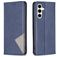 Mobigear Rhombus Slim Samsung Galaxy S24 FE Knížkové pouzdro - Modrá