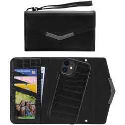 Mobilize Elegant Magnet iPhone 11 Pouzdro Psaníčko 2v1 s odnímatelným krytem - Black Croco