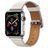 Mobigear Roma Läder Apple Watch Armband Spänne - 42/41/40/38 mm - Vit