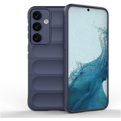 Mobigear Bumpy Samsung Galaxy S24 Plus TPU flexível Capa traseira - Azul escuro