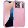 Mobigear Ultra Tough iPhone 17 Pro Plástico rígido Capa traseira Antichoque - Rosa