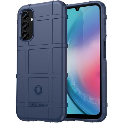 Mobigear Rugged Shield Samsung Galaxy A56 Fleksibel TPU Bagsidecover Stødsikkert - Blå