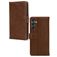 Mobilize Wallet Samsung Galaxy A24 Pravá kůže Knížkové pouzdro Peněženka - Hnědá