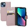 Mobiparts Saffiano Wallet iPhone 13 Mini Funda tipo libro Cartera - Rosa