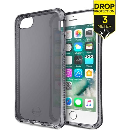 ITSKINS SpectrumClear iPhone 7 Flexible TPU Back cover Shockproof - Smoke