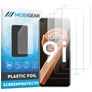 Mobigear Realme 9i Película de ecrã em plástico - Compatível com capas (Pack de 3)