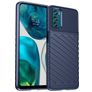 Mobigear Groove Motorola Moto G42 Flexibilní TPU Zadní kryt - Modrá