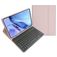 Mobigear Keys iPad Mini 7 (2024) Funda tipo libro con teclado Bluetooth QWERTZ + Portalápices - Rosa