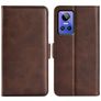 Mobigear Slim Magnet Realme GT Neo 3 Cover a libro portafoglio - Marrone