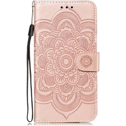Mobigear Mandala iPhone 11 Wallet case - Rose Gold
