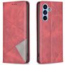Mobigear Rhombus Slim Samsung Galaxy A54 Funda tipo libro - Rojo