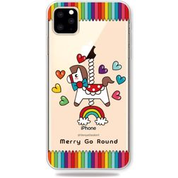 Mobigear Design iPhone 11 Pro Max TPU flexible Carcasa - Carousel