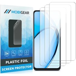 Mobigear OPPO A60 Screen Protector Film - Case Friendly (3-Pack)