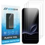 Mobigear iPhone 17 Pro Max Película de ecrã em plástico - Compatível com capas (Pack de 3)