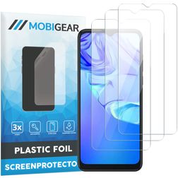 Mobigear Premium TCL 305 Tempered Glass Screen Protector - Case Friendly - Black