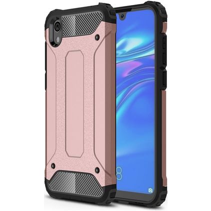 Mobigear Outdoor HONOR 8S Plástico rígido Capa traseira Antichoque - Rosa dourado