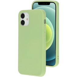 Mobiparts iPhone 12 Pro Silikone Bagsidecover - Pistache Green