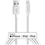 Mobilize Cabo USB-A para Apple Lightning MFI 1 m - Branco