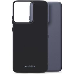 Mobilize Rubber Gelly Motorola Edge 50 Neo TPU flessibile Back cover - Nero