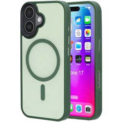 Mobiparts Hardcover iPhone 17 MagSafe Hardcase Back cover - Satin Green