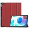 Mobigear Tri-Fold Realme Pad 10.4 (2021) Cover a libro - Rosso