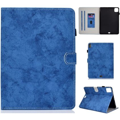 Mobigear Folio iPad Air 4 (2020) Cover a libro + Portapenna - Marble Blue