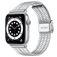 Mobigear Kopenhagen Pasek Stal do Apple Watch Zapięcie zaciskowe - 42/41/40/38 mm - Srebrny