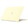 Mobigear Cream Matte MacBook Air 13 Inch (2010-2019) Hardshell MacBook Case - Yellow - Model A1369 / A1466