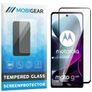 Mobigear Premium Motorola Moto G200 5G Tempered Glass Screen Protector - Case Friendly - Black